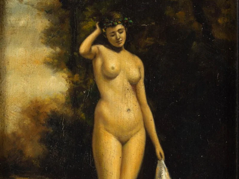 1820-Achille Oudinot - Ritratto di nudo